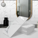 Panneaux Muraux Autocollants Effet Marbre MARMO STATUARIO