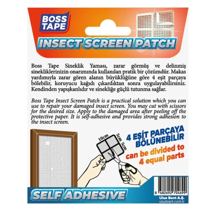 Patch de Réparation pour Moustiquaire – Pack de 4