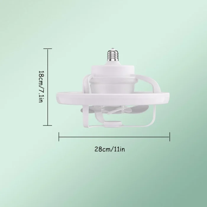 Plafonnier LED RGB avec Ventilateur