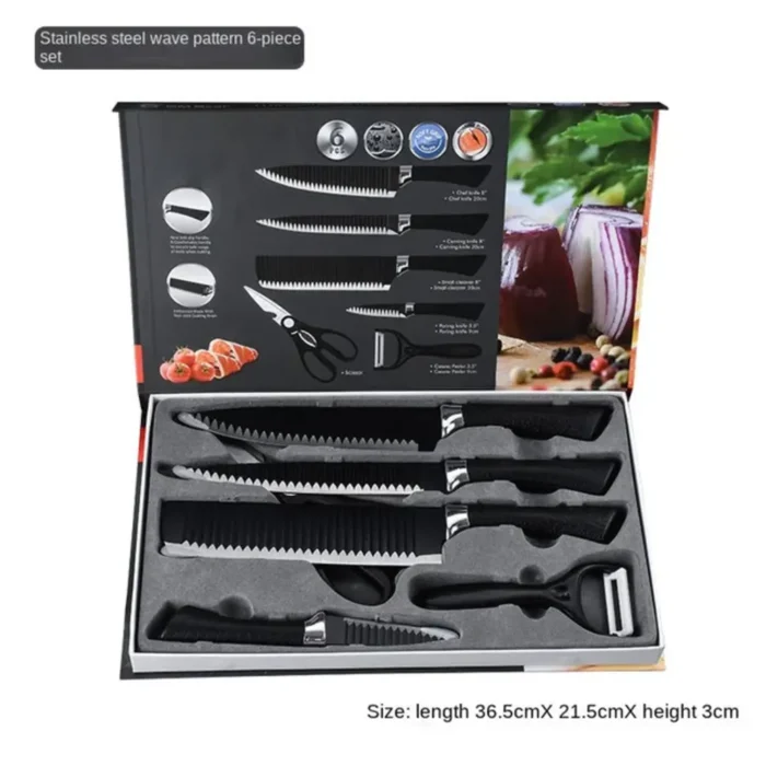 Set de Couteaux de Cuisine 6 pièces