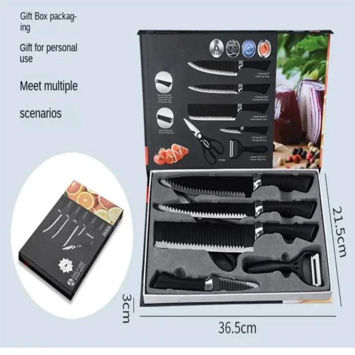 Set de Couteaux de Cuisine 6 pièces