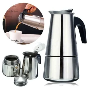 Cafetière Italienne Expresso Inox 6 Tasses