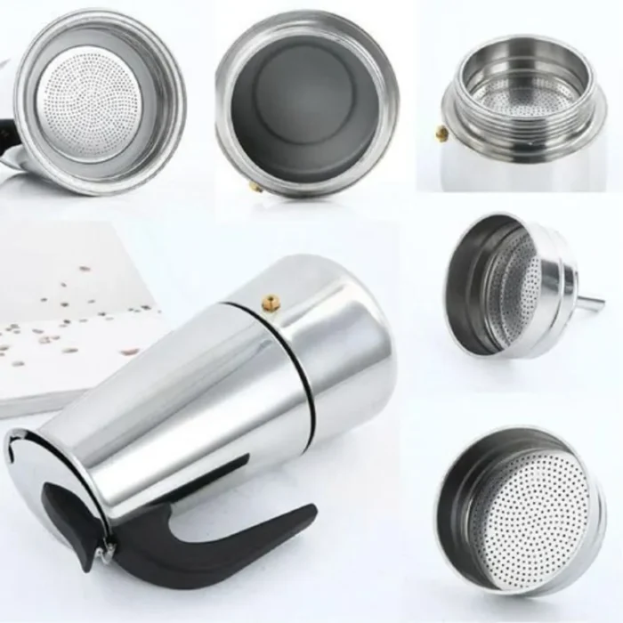 Cafetière Italienne Expresso Inox 6 Tasses