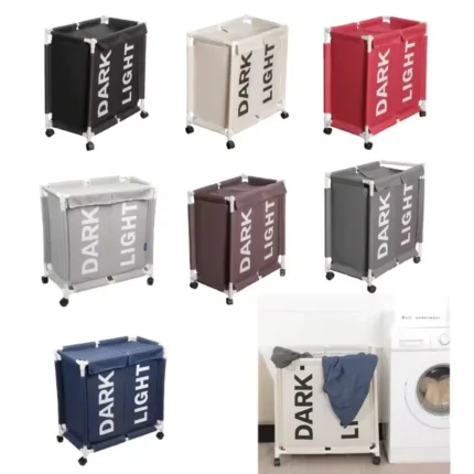 Organisateur Panier à Linge avec Couvercle