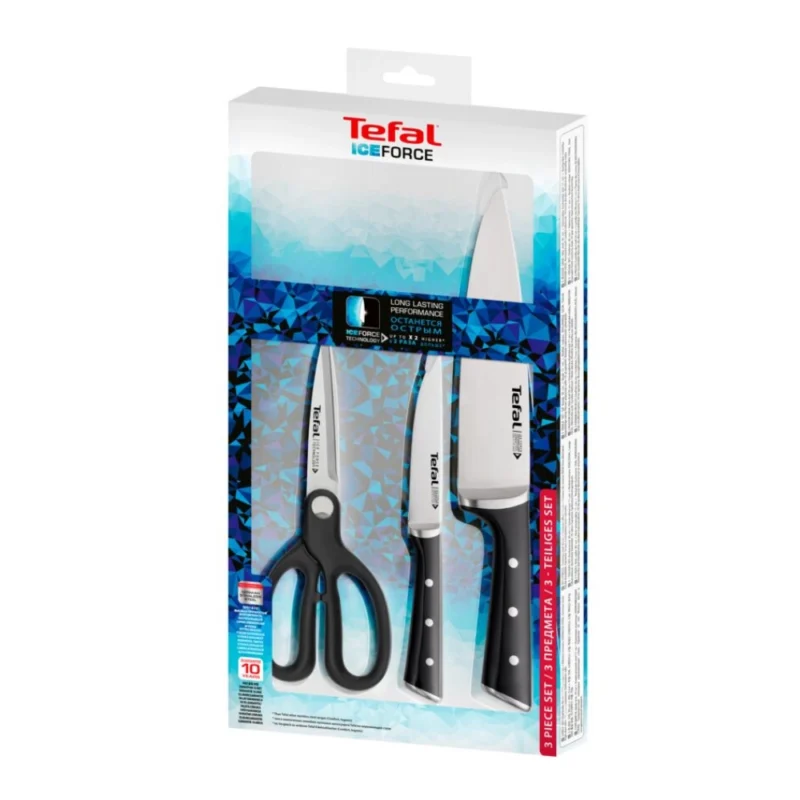 Set de 3 Couteaux Tefal Ice Force K232S355