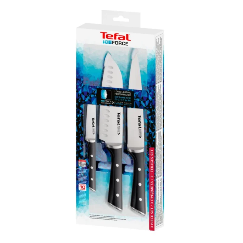 Set de 3 Couteaux Tefal Ice Force K232S374