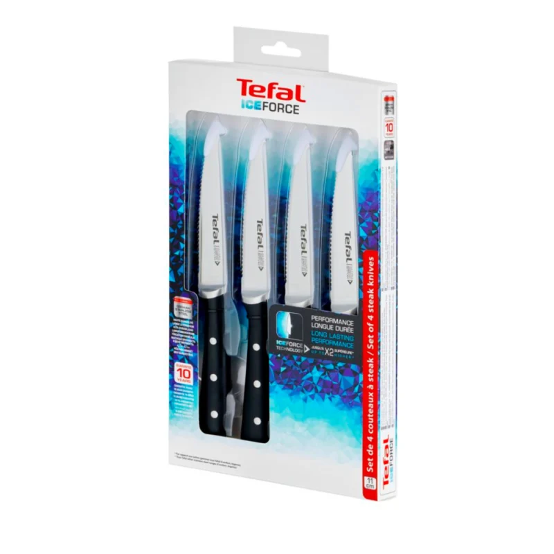 Set de 4 Couteaux Steak Tefal Ice Force K232S414 