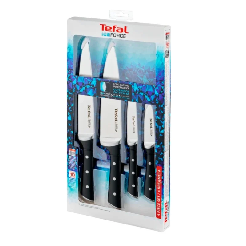 Set de 4 Couteaux Tefal Ice Force K2324S74