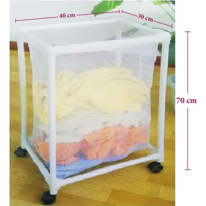 Trieur de Linge Single avec Roues