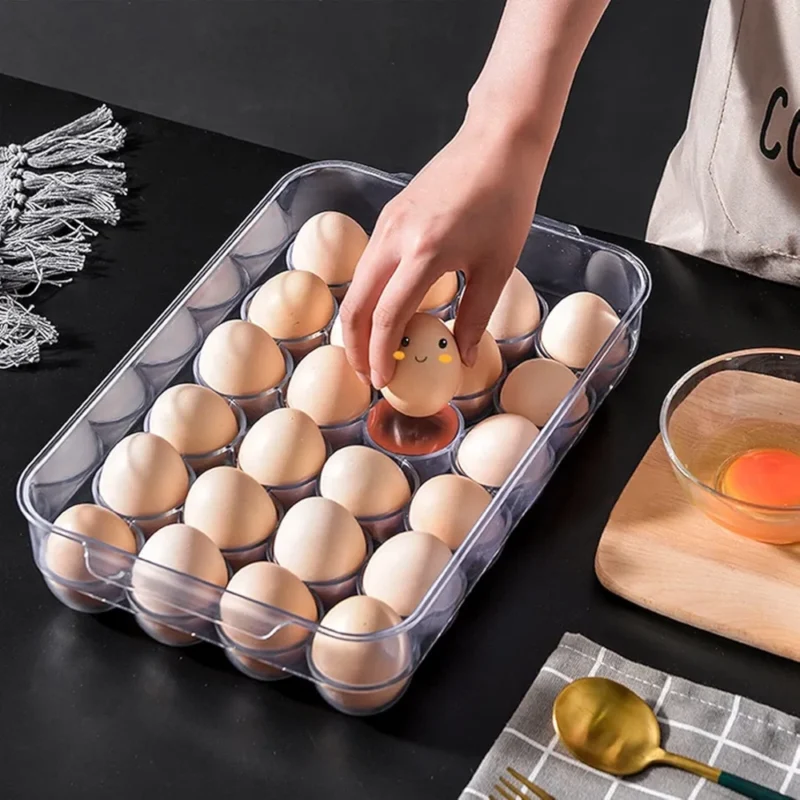 Boîte de Rangement pour Oeufs 24 Grilles
