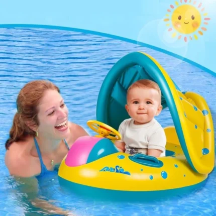 Bouée Bébé avec Protection Solaire