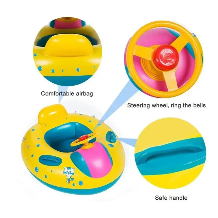 Bouée Bébé avec Protection Solaire