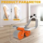 Rouleau Abdominal Back Trainer 2en1