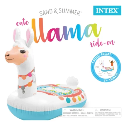 Bouée Gonflable Lama Glitter