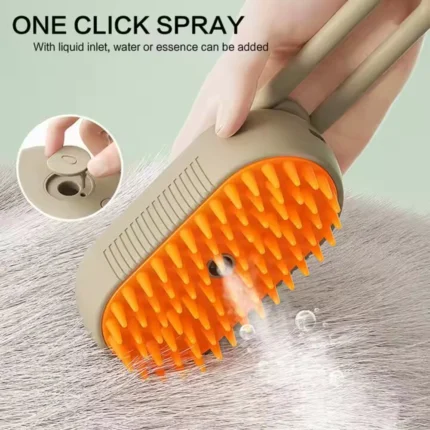 Brosse de Massage Électrique 3en1 pour Chat