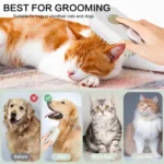 Brosse de Massage Électrique 3en1 pour Chat