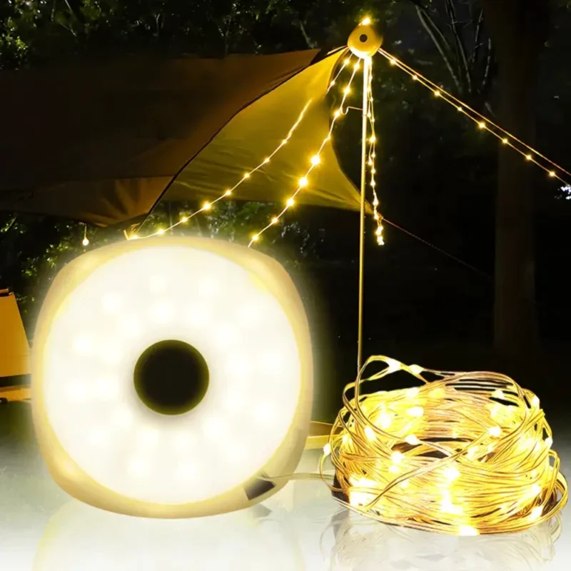 Guirlande LED Camping 2en1