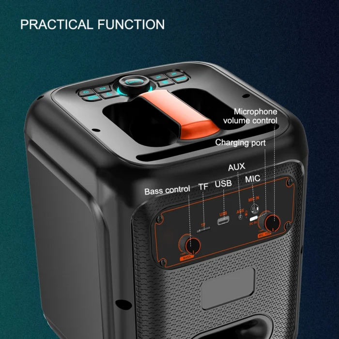 Haut Parleur Bluetooth avec Micro ZQS 8180
