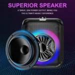 Haut Parleur Bluetooth avec Micro ZQS 8180
