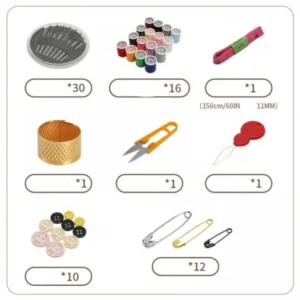 Kit de Couture Complet 72 Pièces