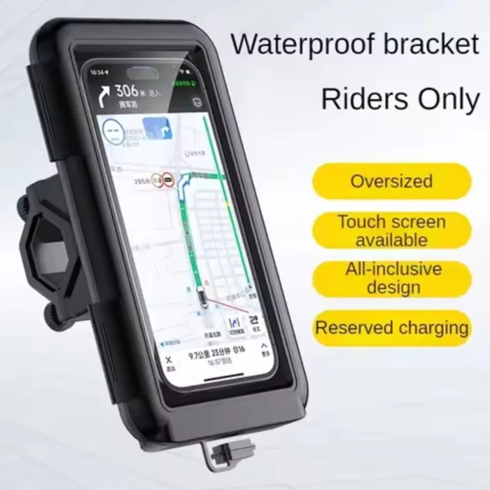 Support Téléphone Moto Étanche