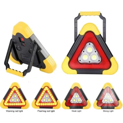 Triangle d'Avertissement Solaire LED