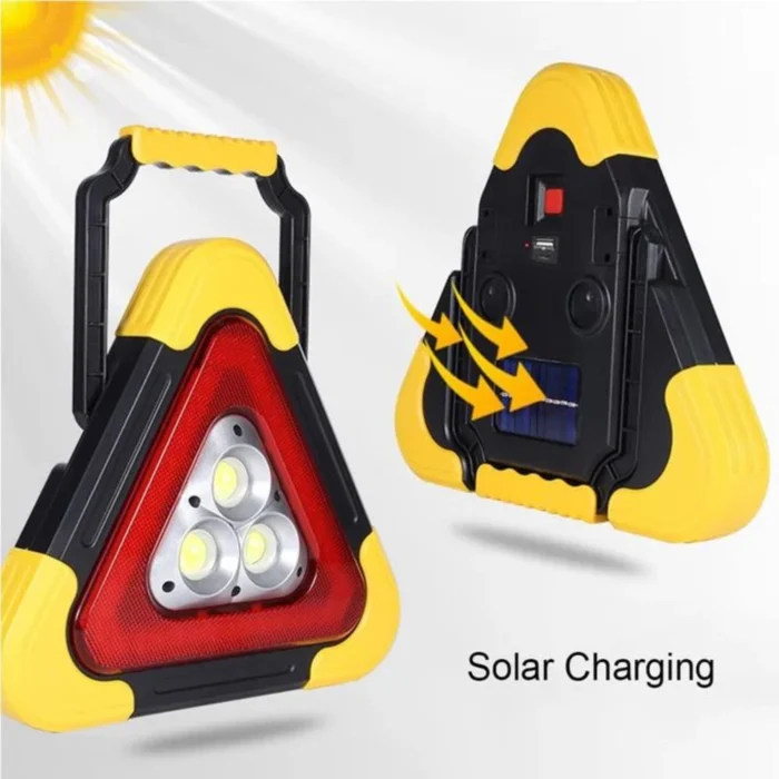 Triangle d'Avertissement Solaire LED