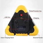 Triangle d'Avertissement Solaire LED