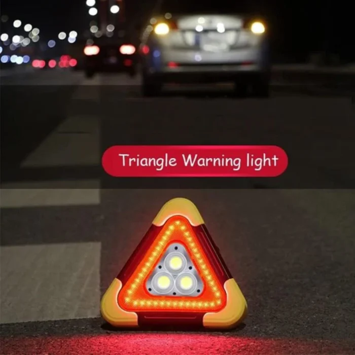 Triangle d'Avertissement Solaire LED