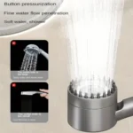 Pommeau de Douche Turbo avec 3 Modes et Filtre Massage