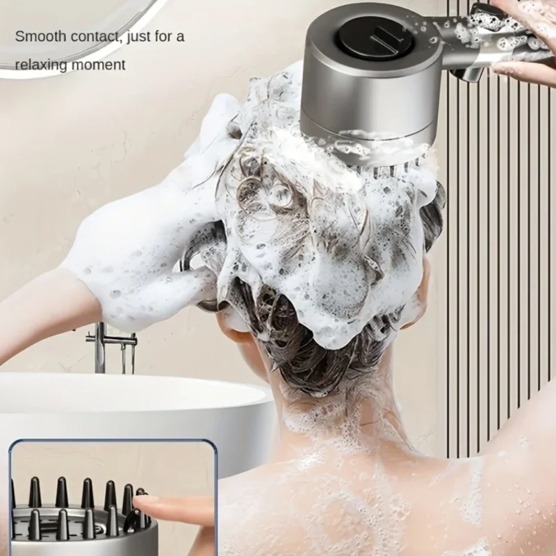 Pommeau de Douche Turbo avec 3 Modes et Filtre Massage