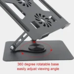 Support Ordinateur Portable Rotatif à 360°