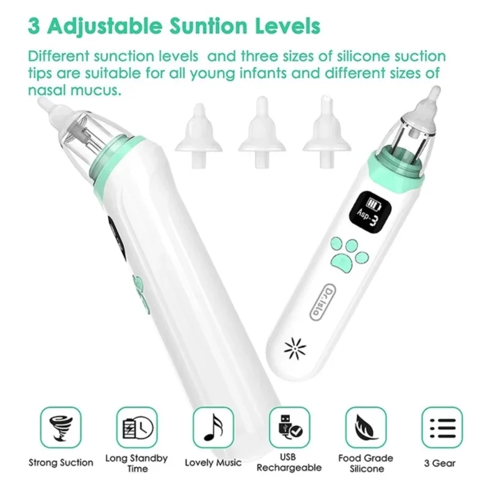 Aspirateur Nasal Électrique pour Bébé