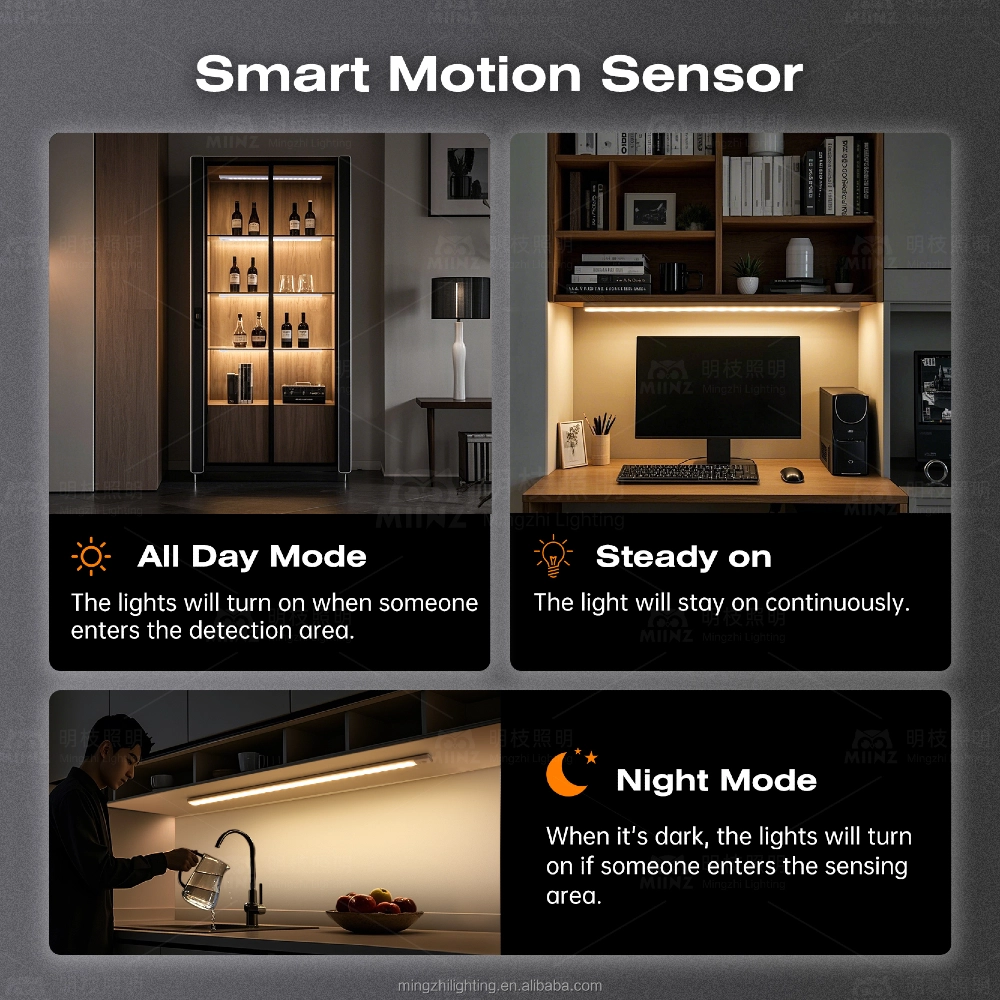 Lampe LED Rechargeable avec Détecteur de Mouvement