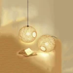 Lustre en Rotin Naturel