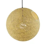 Lustre en Rotin Naturel