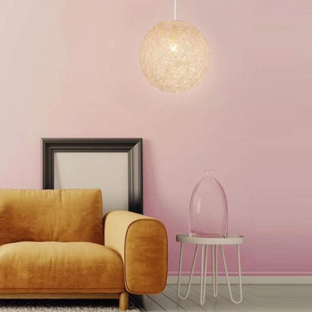 Lustre en Rotin Naturel