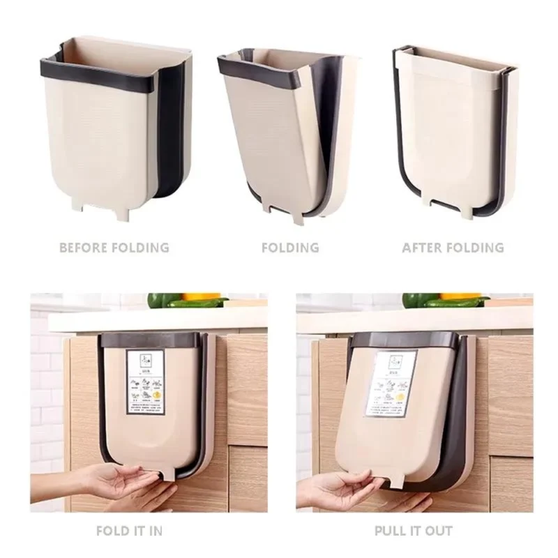 Poubelle Pliable 8L