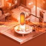 Chauffage Électrique Blanc