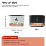 Diffuseur Arome à Flamme Colorée en Pierre de Sel