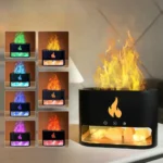 Diffuseur Arome à Flamme Colorée en Pierre de Sel