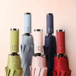 Parapluie pliable avec lampe LED