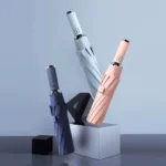 Parapluie pliable avec lampe LED