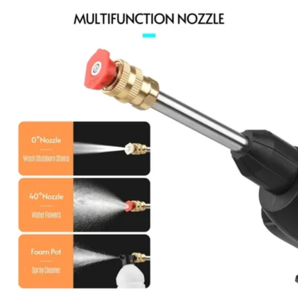 Pistolet de Lavage de Voiture Sans Fil 48V