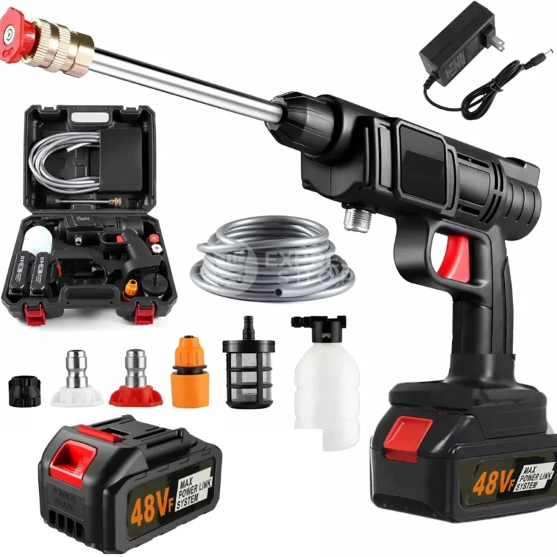 Pistolet de Lavage de Voiture Sans Fil 48V