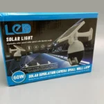 Caméra Factice avec Lampe Solaire 60 Watt